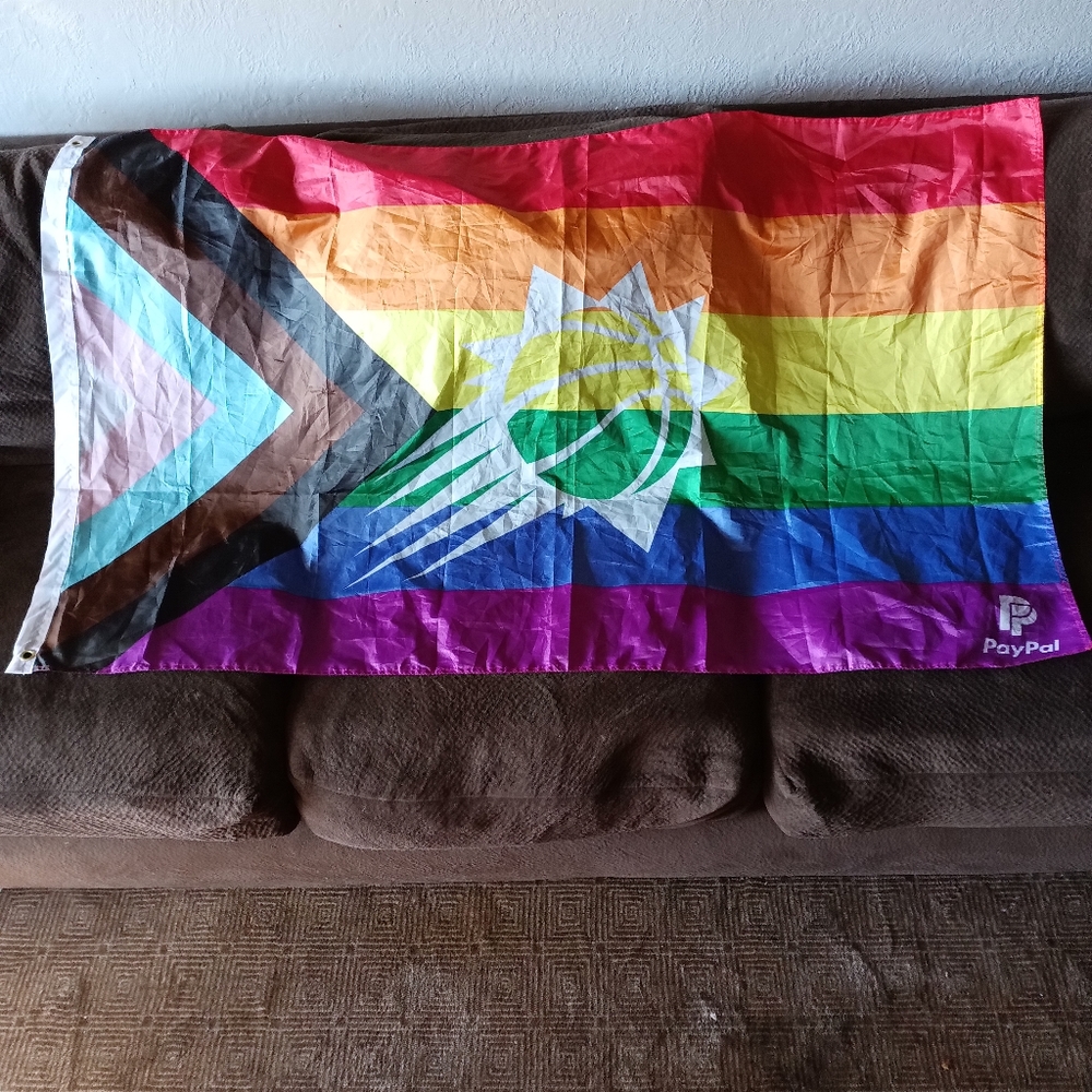 Phoenix Suns Pride Night Commemorative Flag